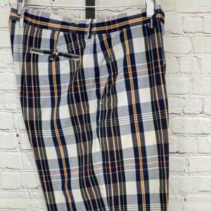 POLO RALPH LAUREN PLAID COTTON SHORTS (36)